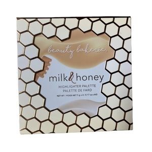 beauty bakerie milk & honey highlighter palette 5g